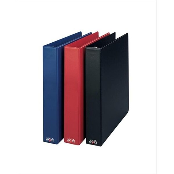 School Smart 086384 3 In. Vinyl Round Ring Binder; White